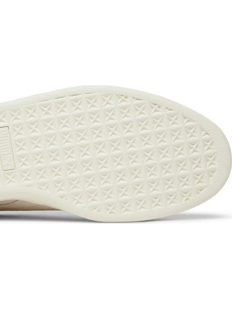 Кроссовки Puma Suede and Chill Marshmallow Team Gold — изображение 5 из 8, белый