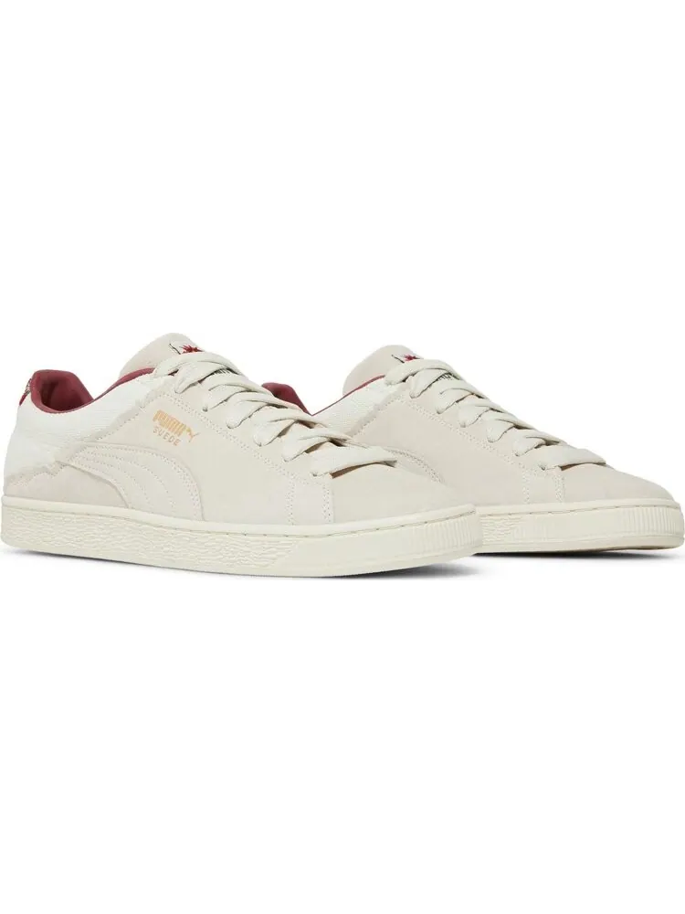 Кроссовки Puma Suede and Chill Marshmallow Team Gold — изображение 8 из 8, белый