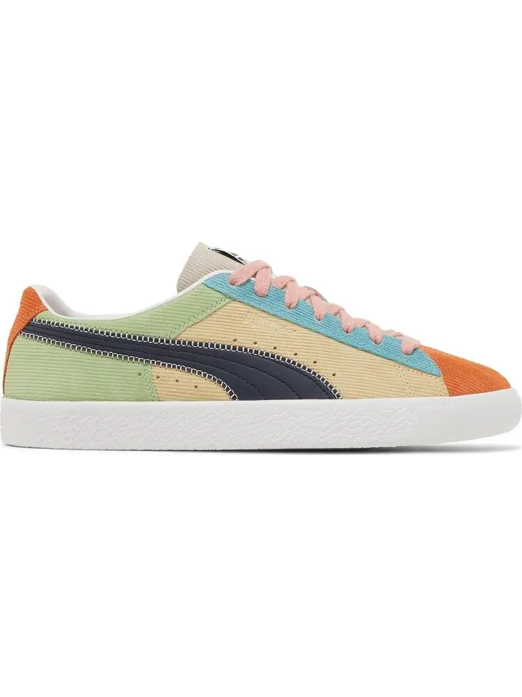 Кроссовки Puma Suede Vintage Blocked - Anise Flower — изображение 1 из 8, желтый