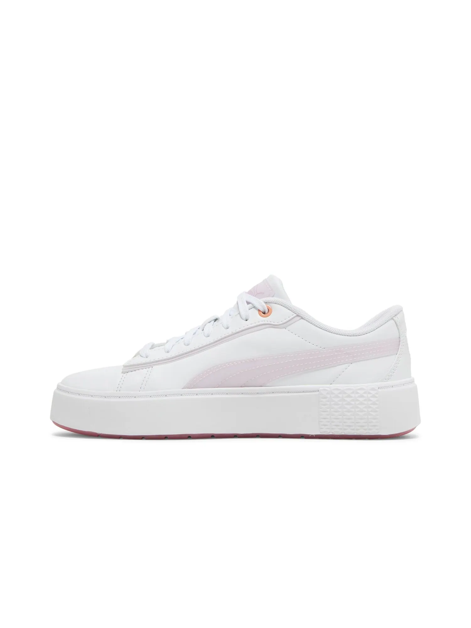 Кроссовки Wmns Smash Platform V2 Puma — изображение 3 из 8, белый