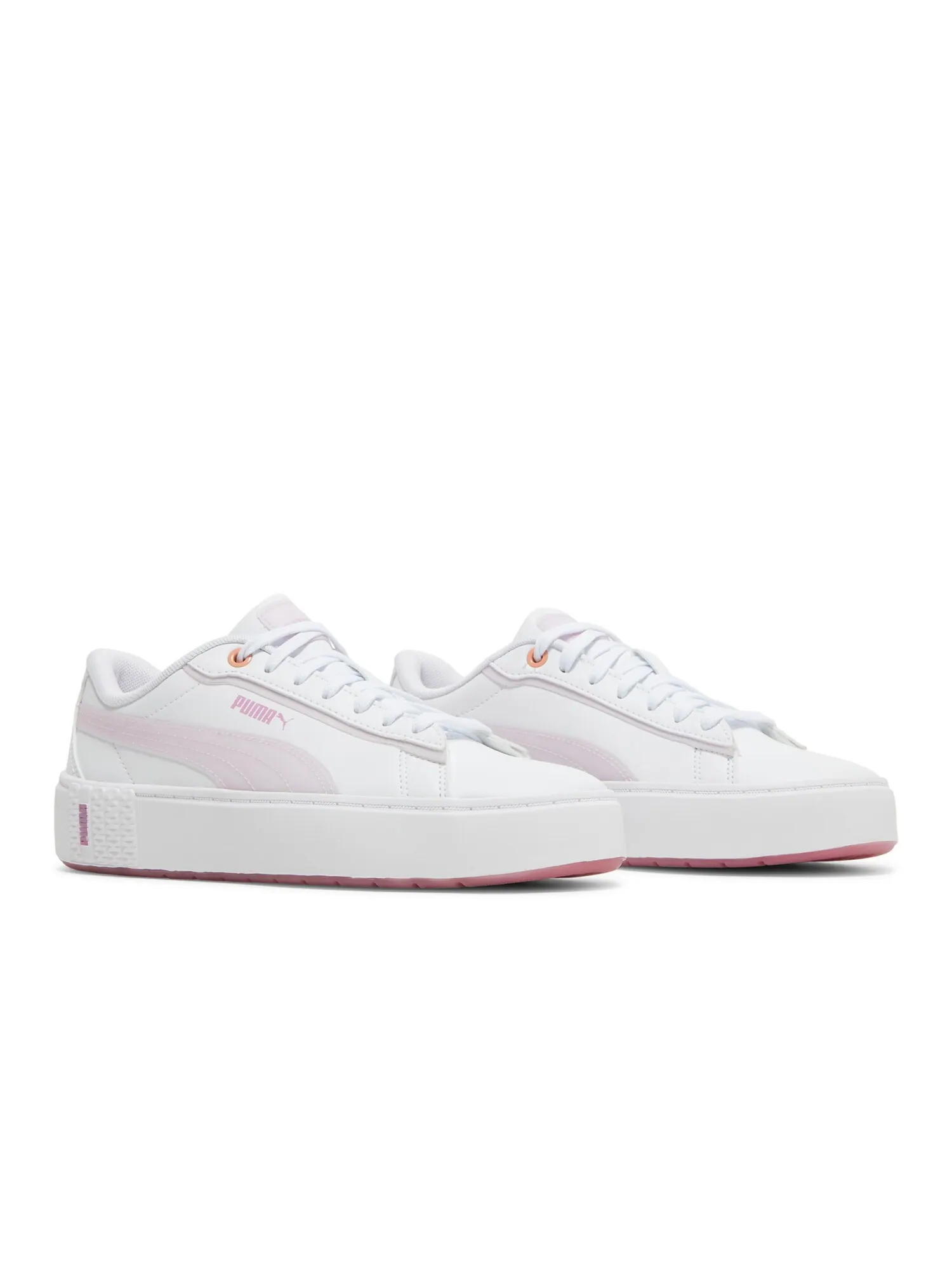Кроссовки Wmns Smash Platform V2 Puma — изображение 8 из 8, белый
