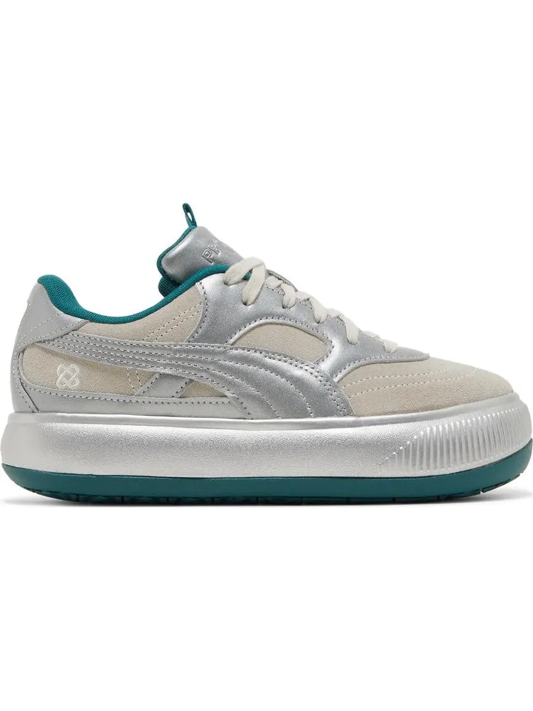Кроссовки Puma Pronounce x Wmns Suede Mayu 2 Silver Ultra Violet — изображение 1 из 8, серебряный