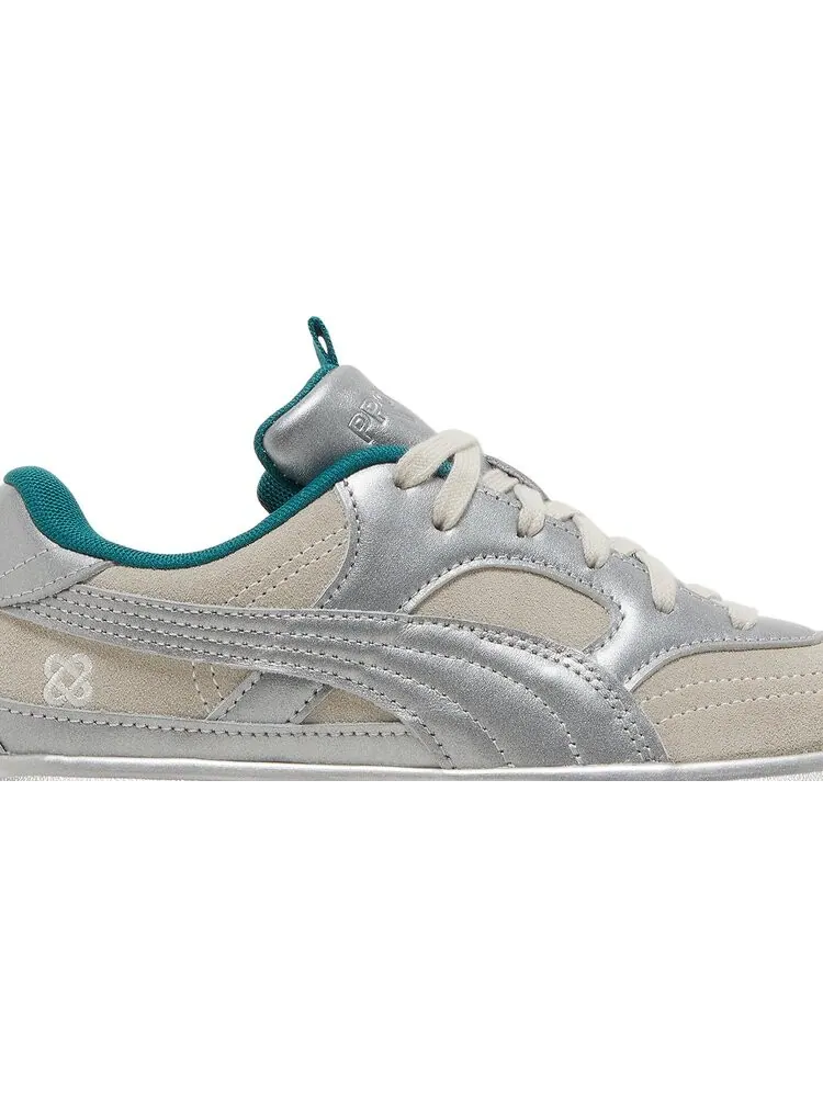 Кроссовки Puma Pronounce x Wmns Suede Mayu 2 Silver Ultra Violet — изображение 2 из 8, серебряный