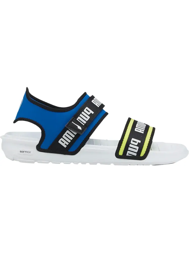 Сандалии Puma Wmns Softride Slide Wordmark - White Royal — изображение 1 из 1, белый
