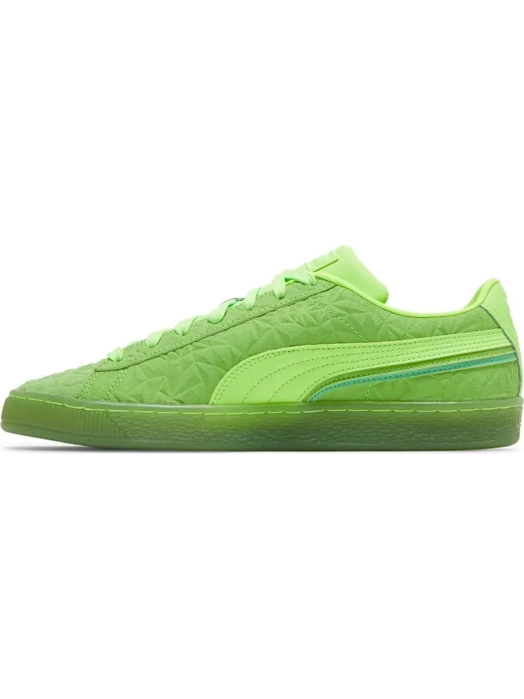 Кроссовки Puma Suede Triplex Mono Quake - Green Glare — изображение 3 из 8, зеленый