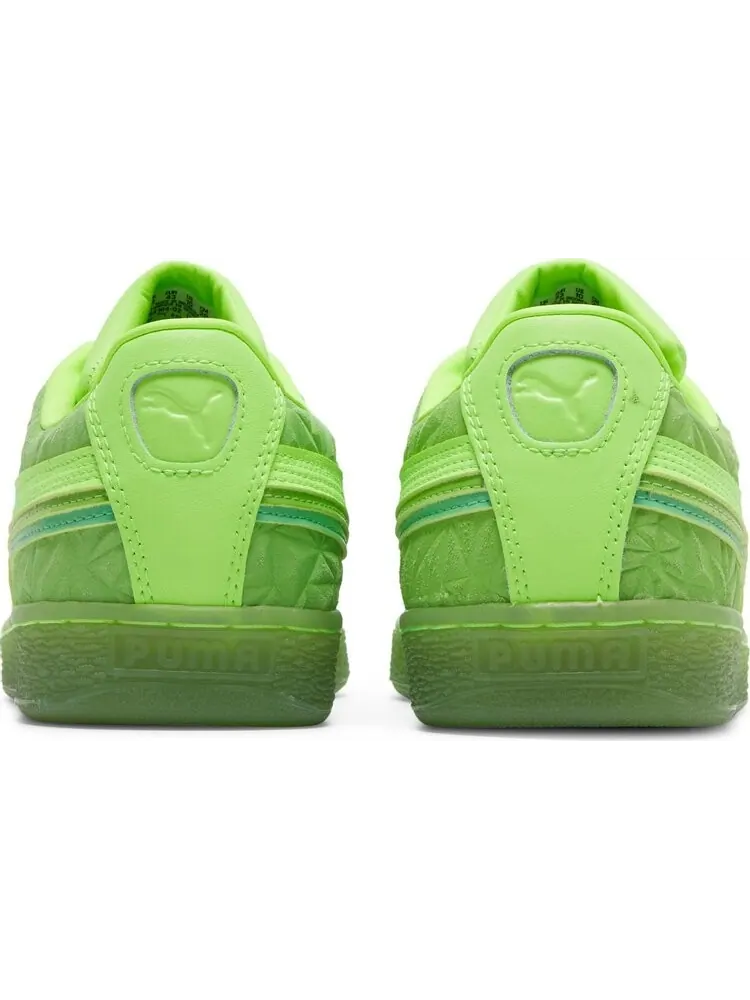 Кроссовки Puma Suede Triplex Mono Quake - Green Glare — изображение 6 из 8, зеленый
