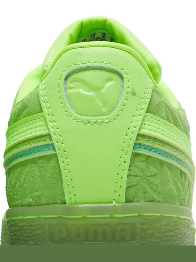 Кроссовки Puma Suede Triplex Mono Quake - Green Glare — изображение 7 из 8, зеленый