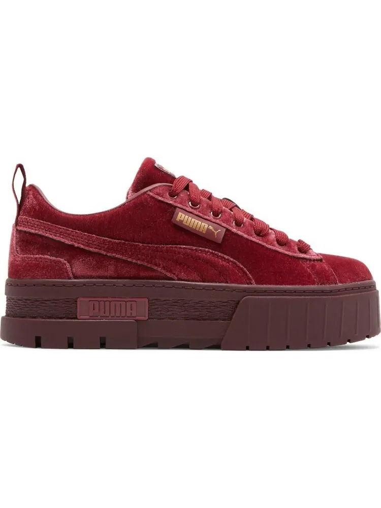 Кроссовки Puma Wmns Mayze Velvet - Tibetan Red — изображение 1 из 8, красный