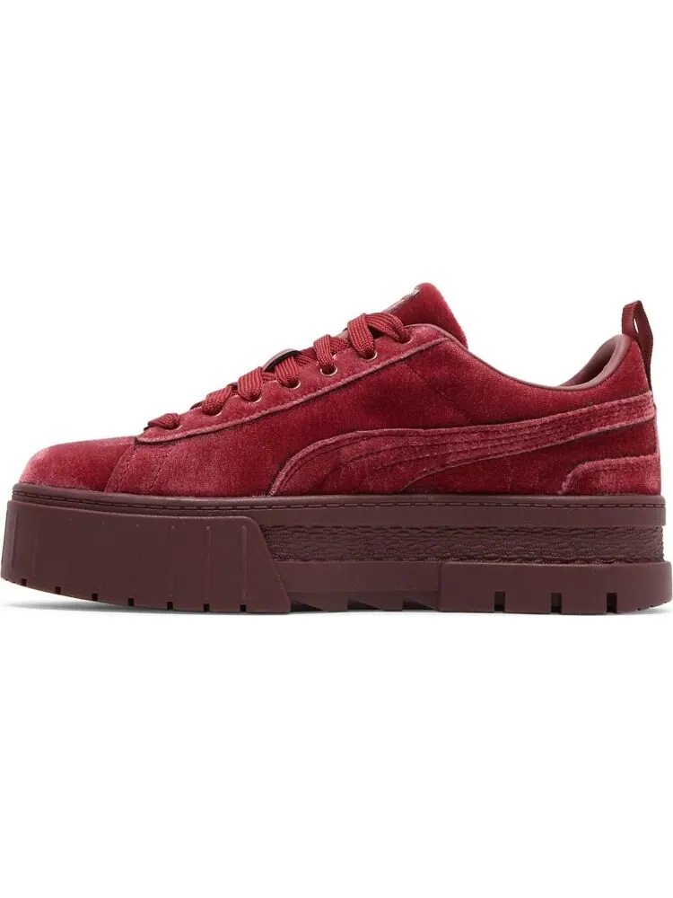 Кроссовки Puma Wmns Mayze Velvet - Tibetan Red — изображение 3 из 8, красный