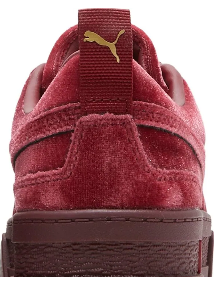 Кроссовки Puma Wmns Mayze Velvet - Tibetan Red — изображение 7 из 8, красный