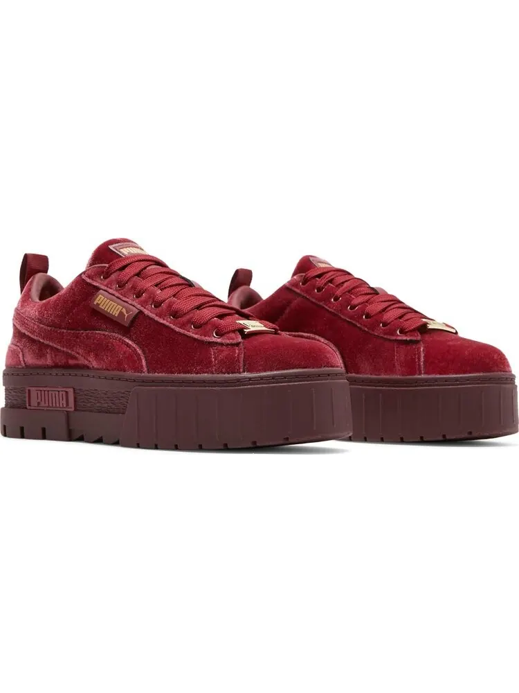 Кроссовки Puma Wmns Mayze Velvet - Tibetan Red — изображение 8 из 8, красный