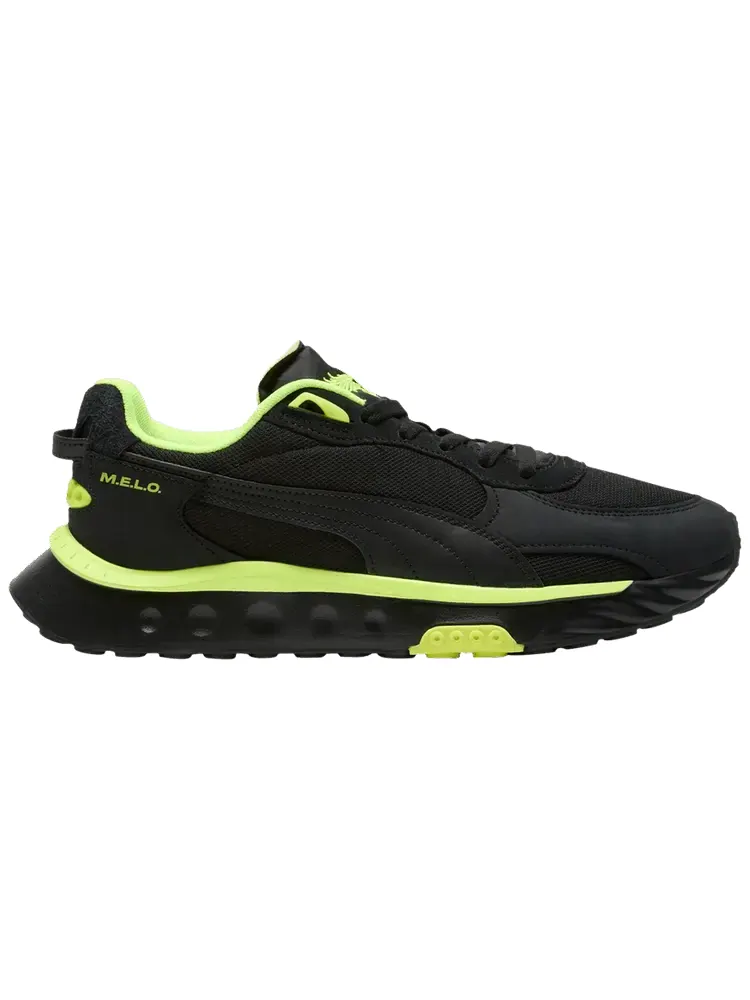Кроссовки Puma LaMelo Ball x Wild Rider 'Black Green' — изображение 1 из 1, черный
