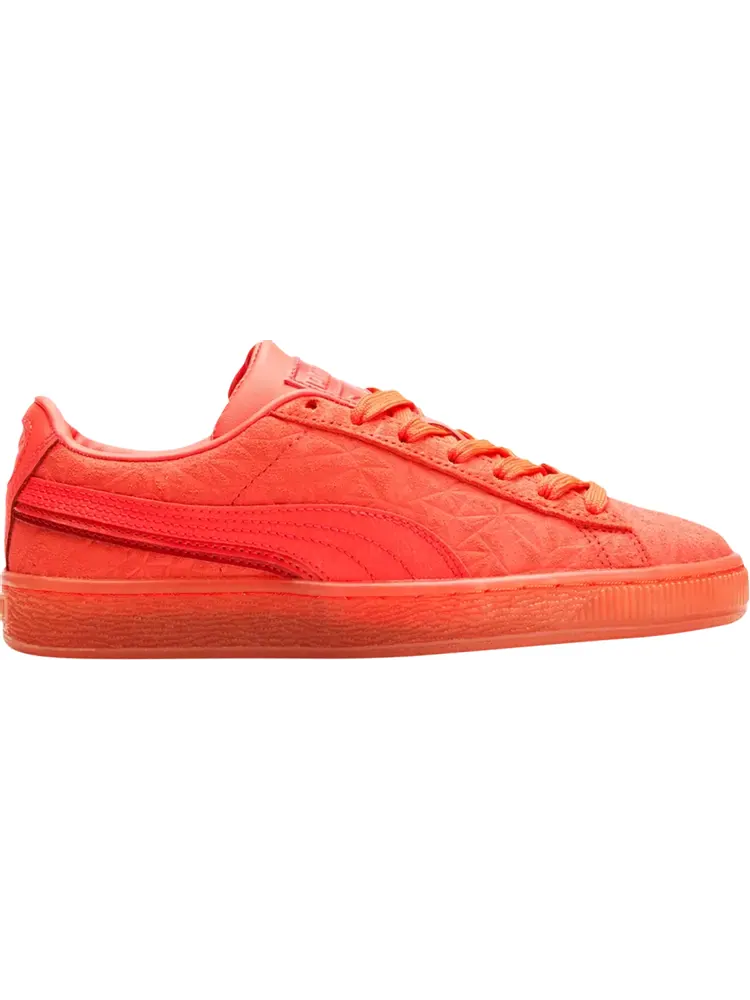 Кроссовки Puma Suede Triplex Mono Jr Quake - Sunblaze — изображение 1 из 1, розовый