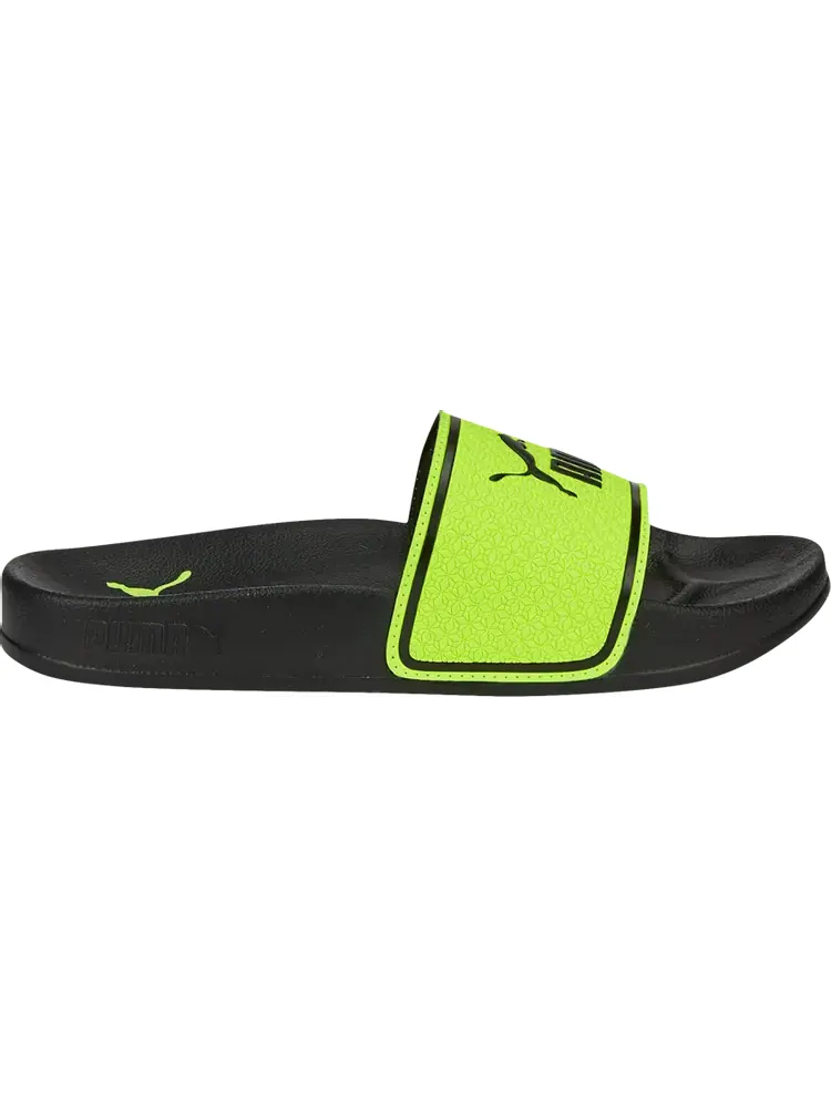 Сандалии Puma Leadcat 2.0 Slide Little Kid Lime Squeeze Black — изображение 1 из 1, зеленый