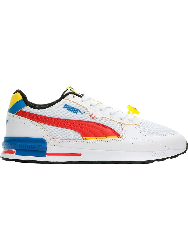 Кроссовки Puma SmileyWorld x Graviton Big Kid White High Risk Red — изображение 1 из 1, белый