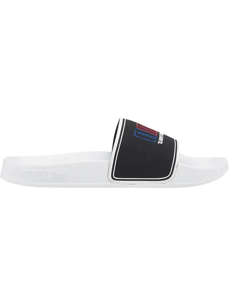 Сандалии Puma SmileyWorld x Leadcat 2.0 Slide Big Kid White Black — изображение 1 из 1, белый