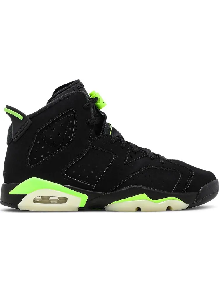 Кроссовки Air Jordan 6 Retro GS Electric Green — изображение 1 из 8, черный