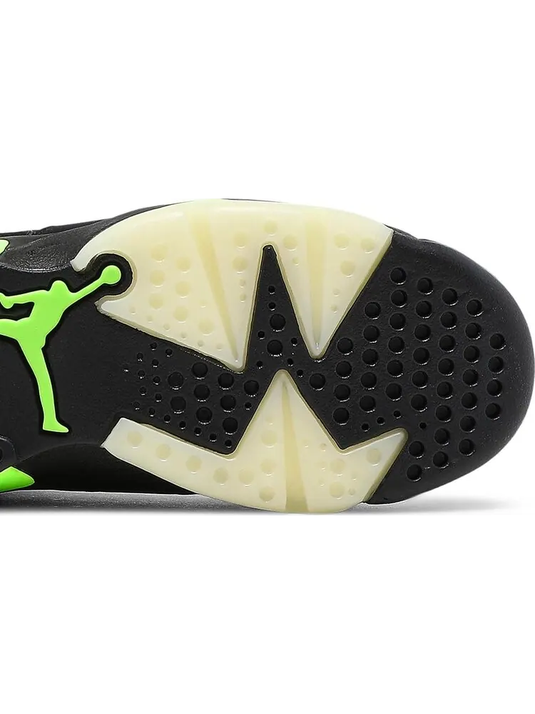 Кроссовки Air Jordan 6 Retro GS Electric Green — изображение 5 из 8, черный
