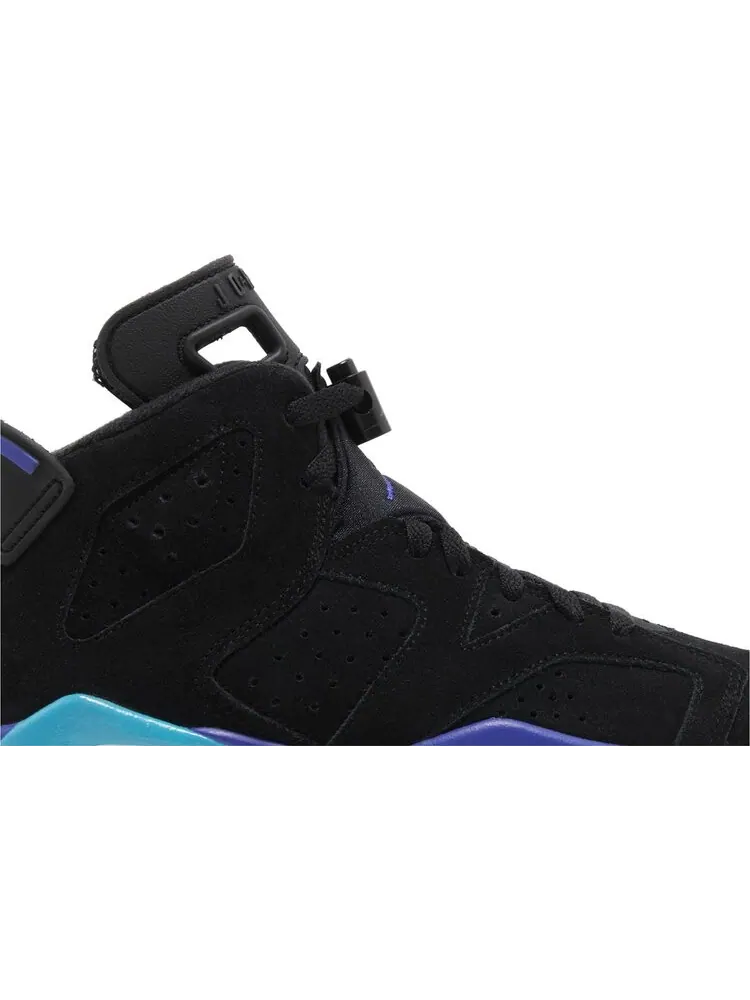 Кроссовки Air Jordan 6 Retro GS 'Aqua' — изображение 2 из 4, черный