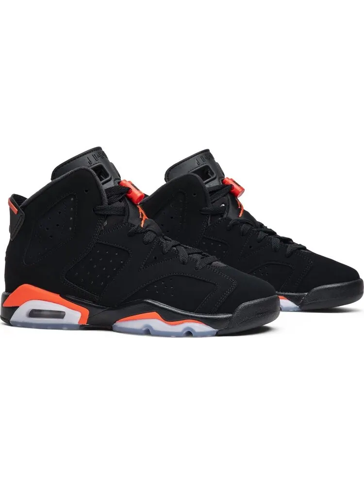 Кроссовки Air Jordan 6 Retro GS Infrared 2019 — изображение 8 из 8, черный