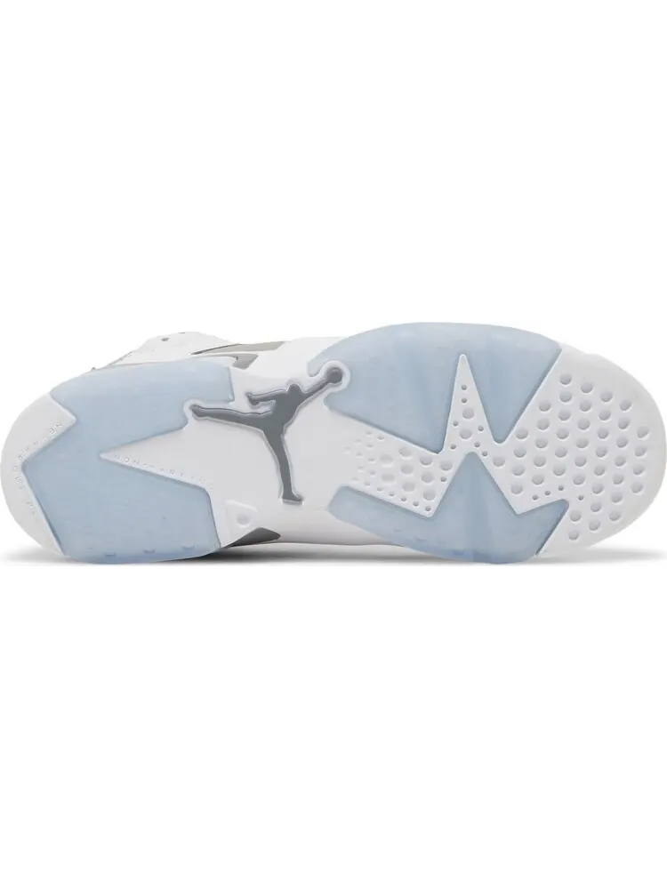Кроссовки Air Jordan 6 Retro GS Cool Grey — изображение 4 из 8, серый