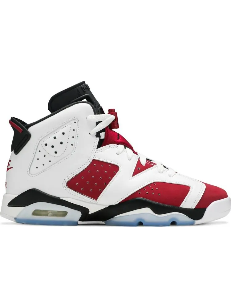 Кроссовки Air Jordan 6 Retro GS Carmine 2021 — изображение 1 из 8, белый