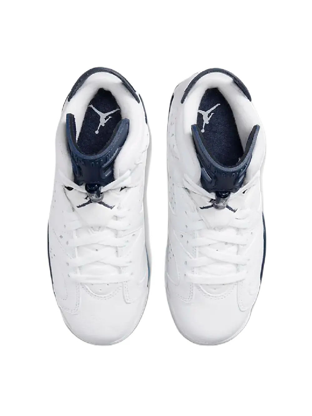 Детские кроссовки Nike Air Jordan 6 Retro — изображение 3 из 9, белый/темно-синий