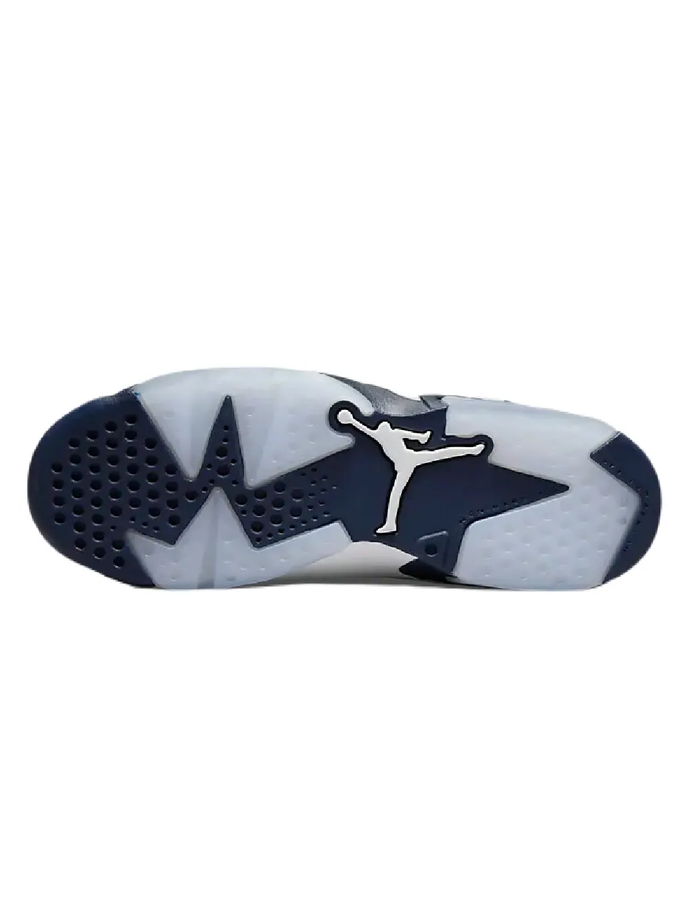 Детские кроссовки Nike Air Jordan 6 Retro — изображение 6 из 9, белый/темно-синий