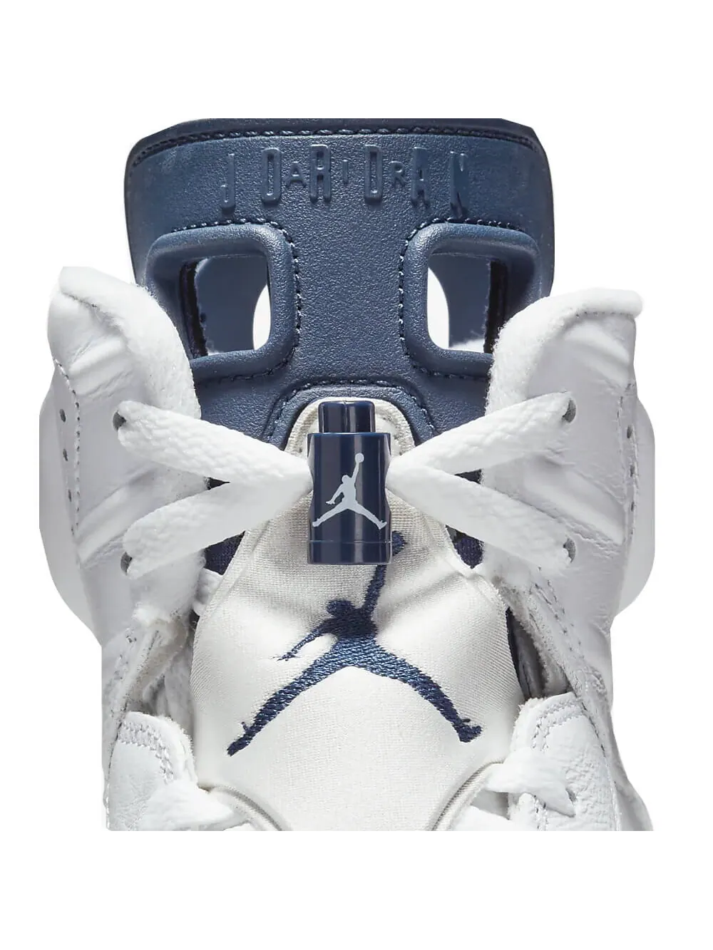 Детские кроссовки Nike Air Jordan 6 Retro — изображение 7 из 9, белый/темно-синий
