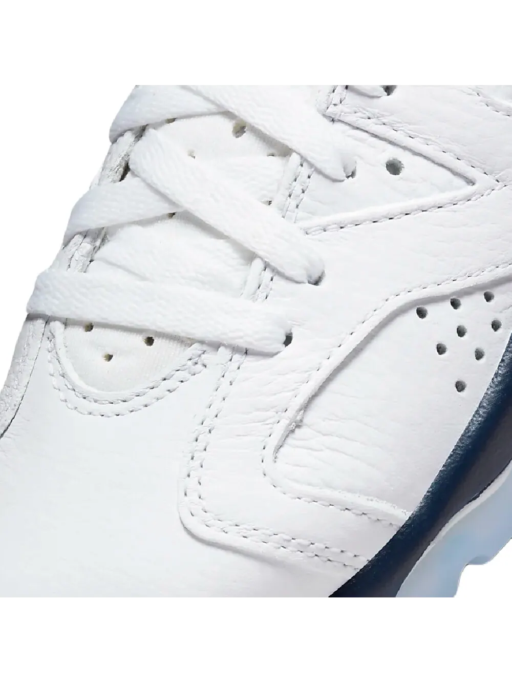Детские кроссовки Nike Air Jordan 6 Retro — изображение 9 из 9, белый/темно-синий