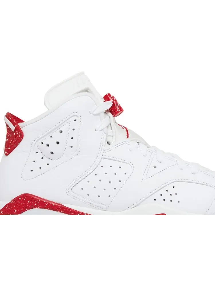 Кроссовки Air Jordan 6 Retro GS Red Oreo — изображение 2 из 8, белый