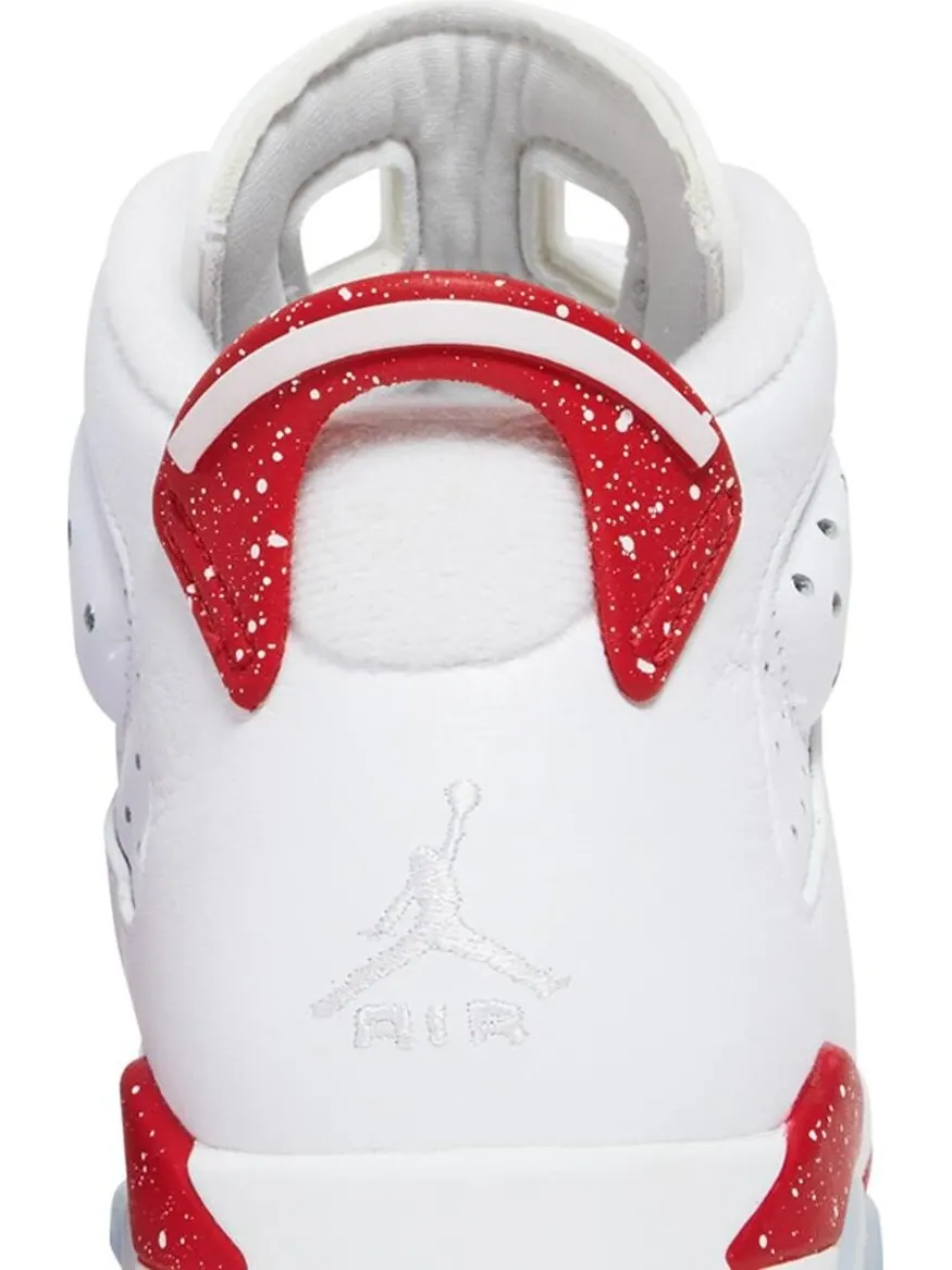Кроссовки Air Jordan 6 Retro GS Red Oreo — изображение 7 из 8, белый