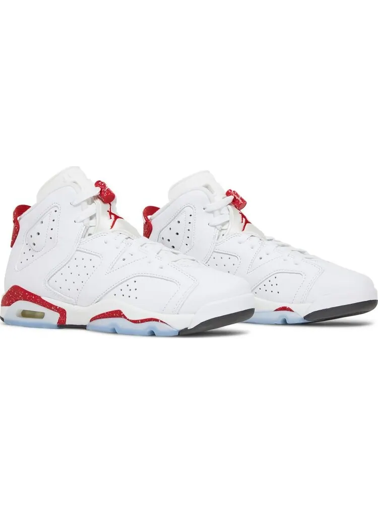 Кроссовки Air Jordan 6 Retro GS Red Oreo — изображение 8 из 8, белый