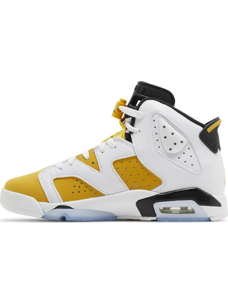Кроссовки Air Jordan 6 Retro GS 'Yellow Ochre' — изображение 3 из 4, желтый