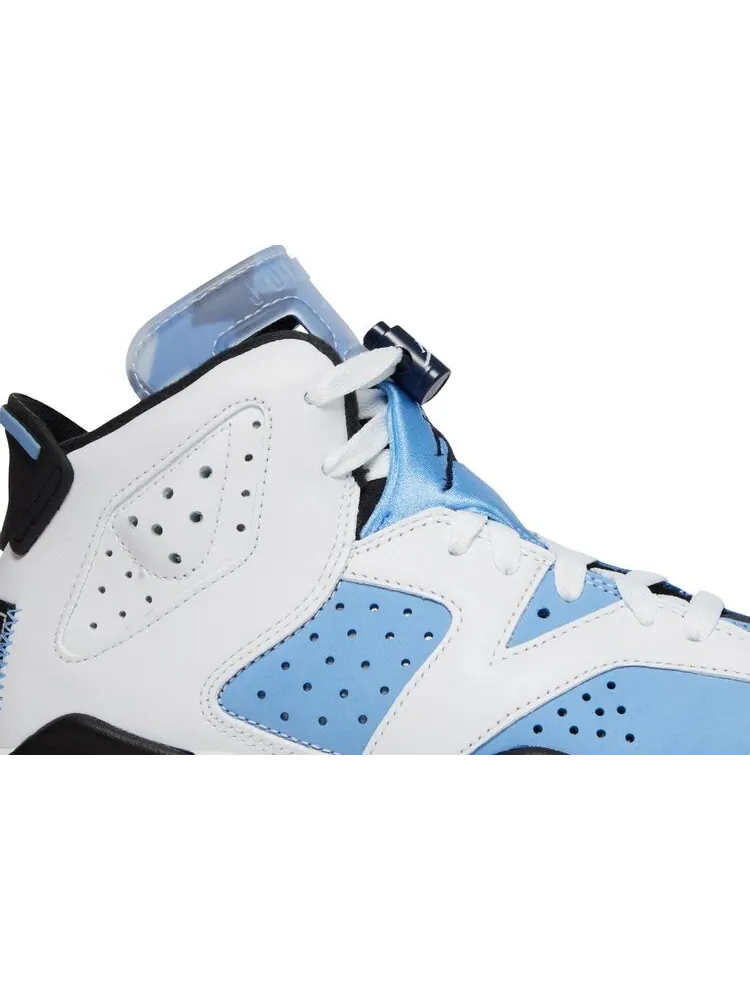 Кроссовки Air Jordan 6 Retro GS UNC Home — изображение 2 из 8, синий
