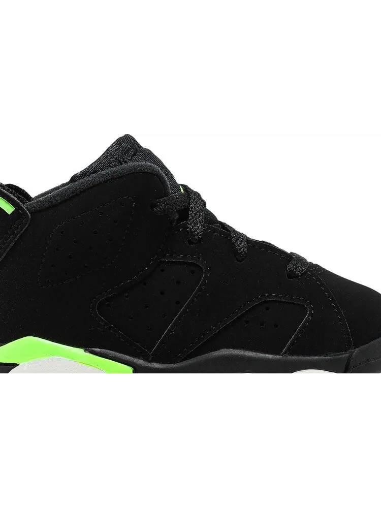 Кроссовки Air Jordan 6 Retro TD Electric Green — изображение 2 из 8, черный