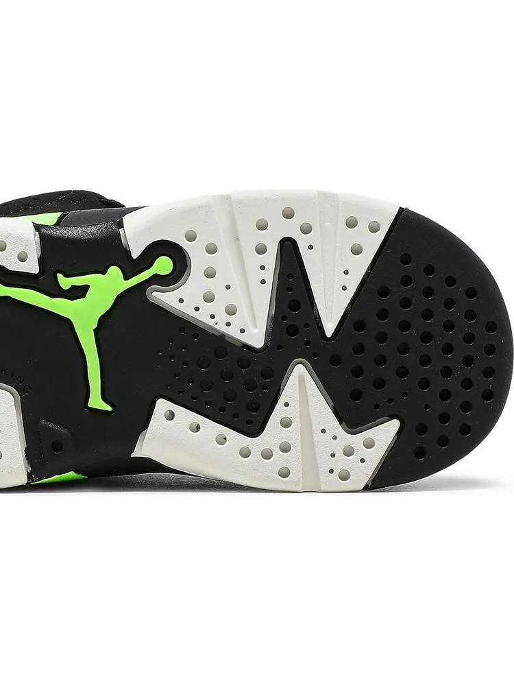 Кроссовки Air Jordan 6 Retro TD Electric Green — изображение 5 из 8, черный