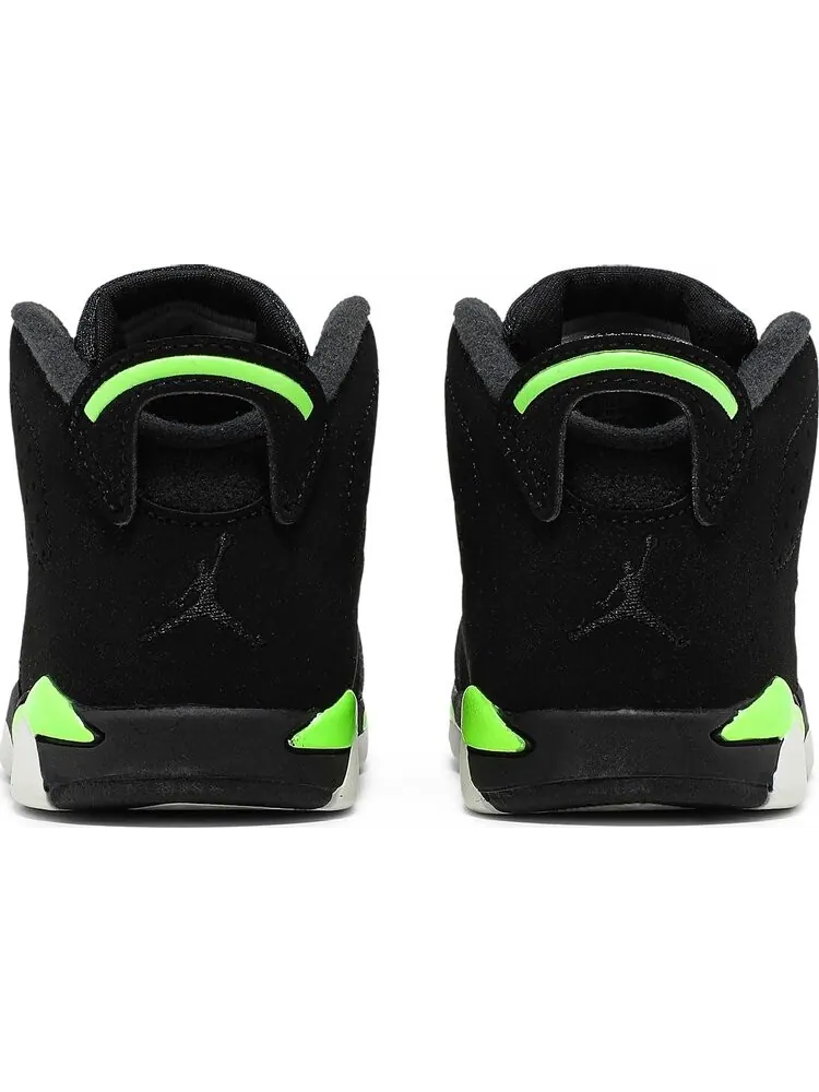 Кроссовки Air Jordan 6 Retro TD Electric Green — изображение 6 из 8, черный