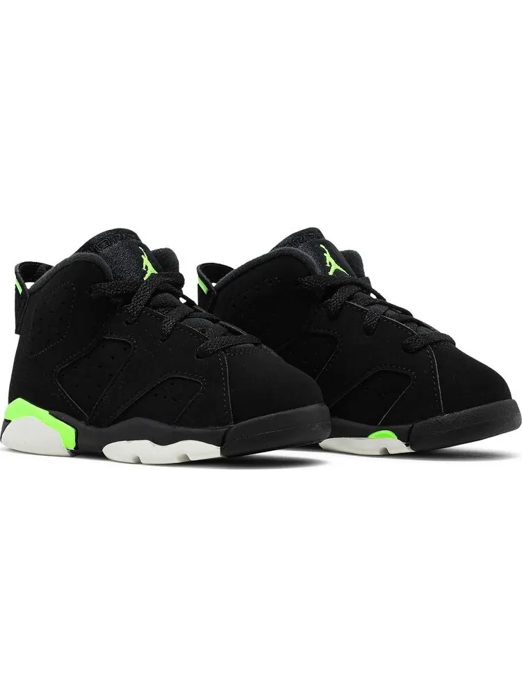 Кроссовки Air Jordan 6 Retro TD Electric Green — изображение 8 из 8, черный