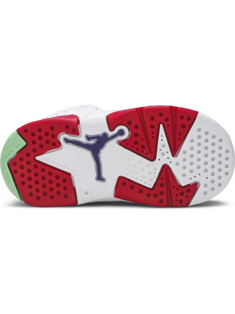 Кроссовки Air Jordan 6 Retro TD Hare — изображение 4 из 8, белый