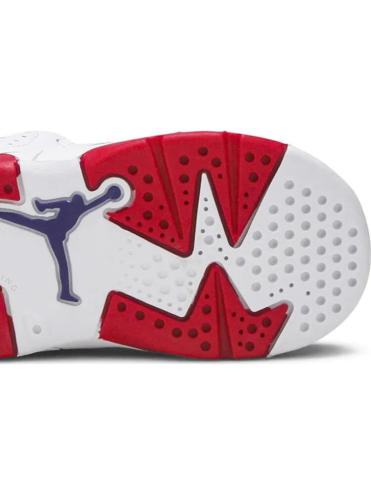 Кроссовки Air Jordan 6 Retro TD Hare — изображение 5 из 8, белый