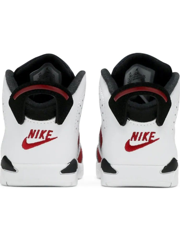 Кроссовки Air Jordan 6 Retro TD Carmine 2021 — изображение 6 из 8, белый