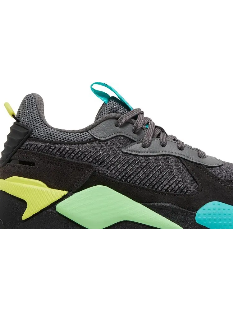 Кроссовки Puma RS-X Highlighter Castlerock Fluorescent Yellow — изображение 2 из 8, серый