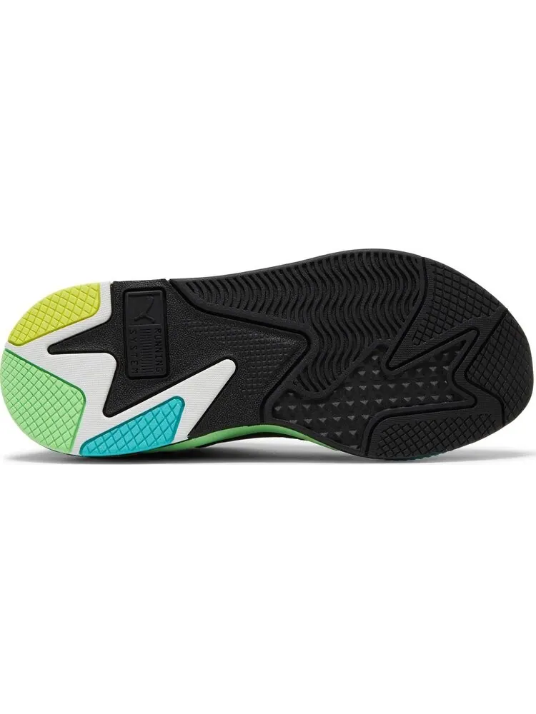 Кроссовки Puma RS-X Highlighter Castlerock Fluorescent Yellow — изображение 4 из 8, серый