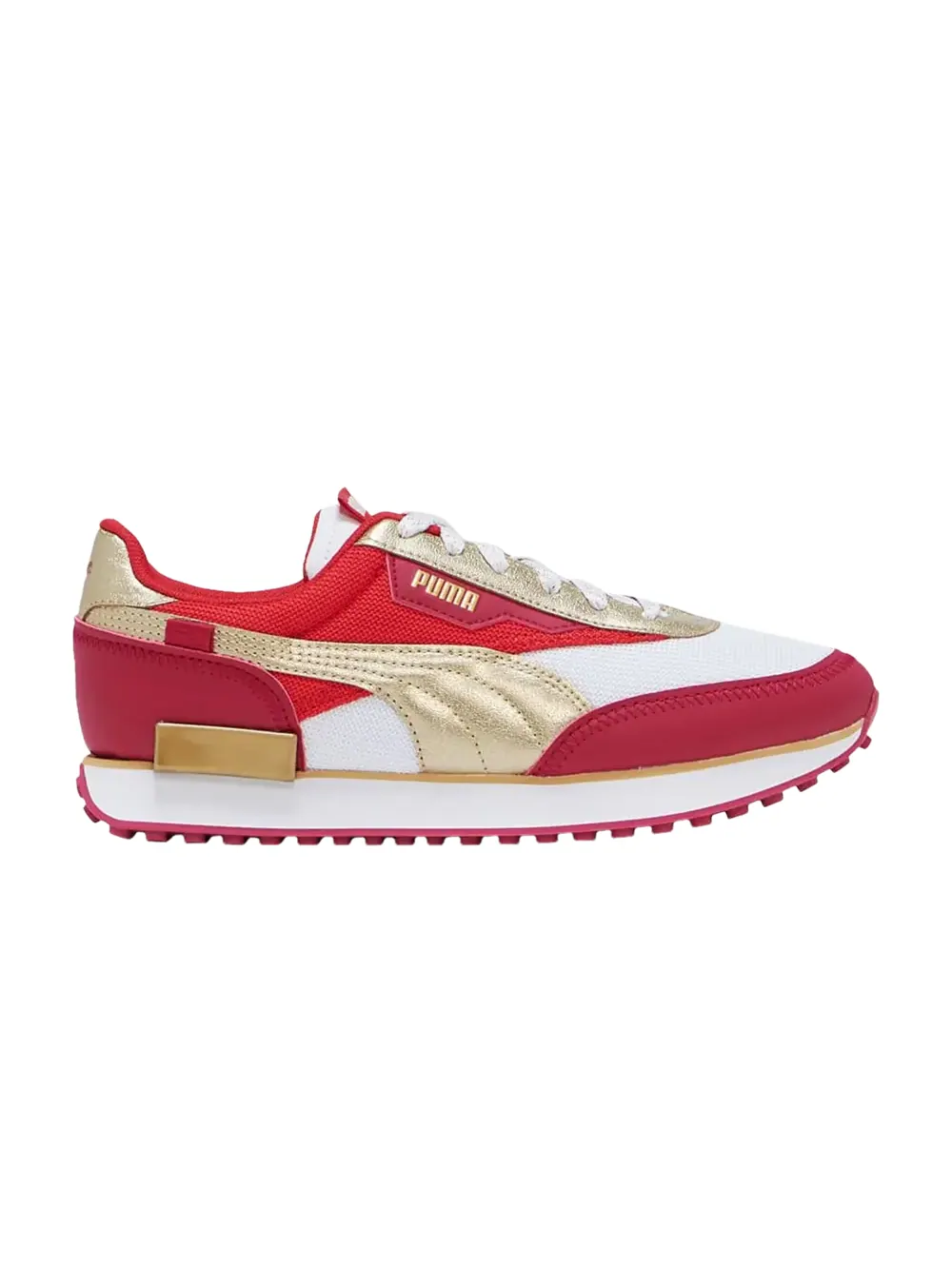 Кроссовки Future Rider Jr Puma — изображение 1 из 1, белый/красный/золотистый