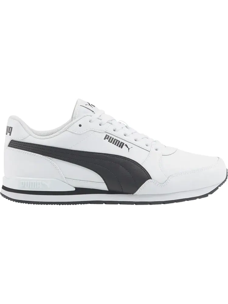 Кроссовки Puma ST Runner v3 Leather White Black — изображение 1 из 1, белый