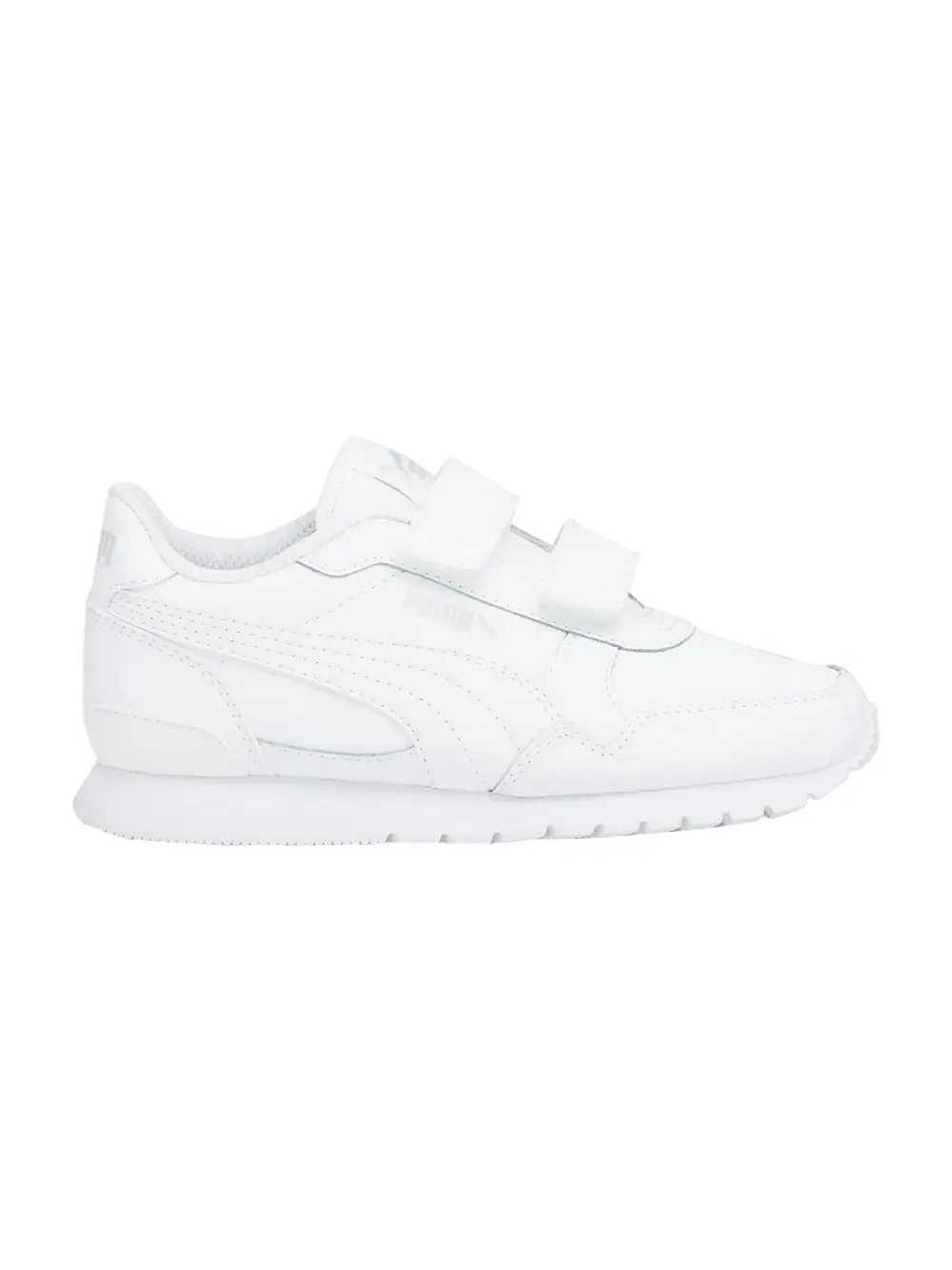Кроссовки ST Runner v3 Leather Little Kid Puma — изображение 1 из 1, белый/белый