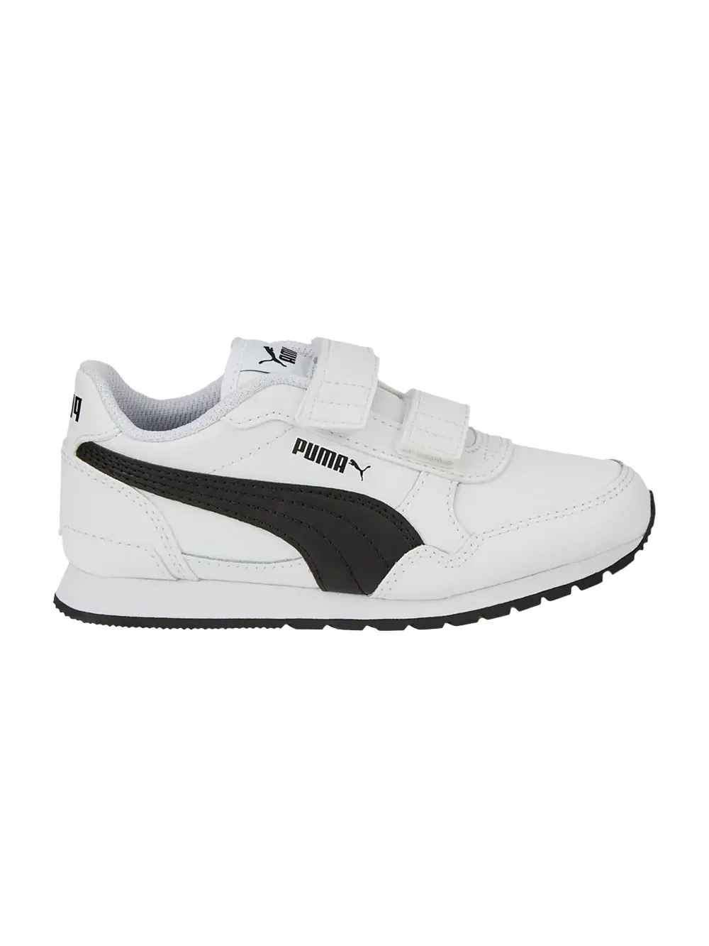Кроссовки ST Runner v3 Leather Little Kid Puma — изображение 1 из 1, белый/черный