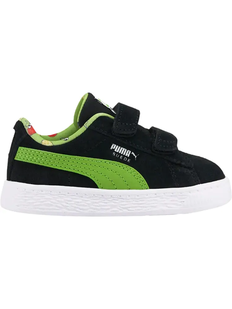 Кроссовки Puma Suede Light Flex Infant Fruitmates - Black Greenery — изображение 1 из 1, черный