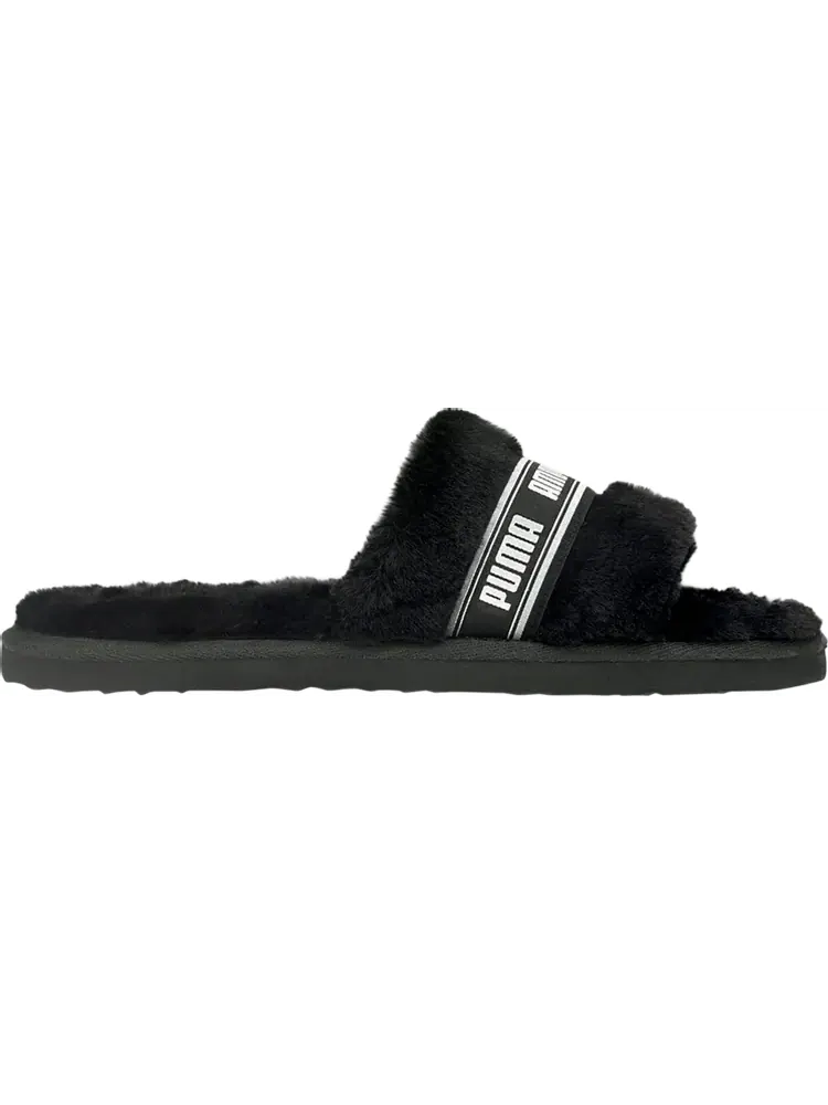 Сандалии Puma Wmns Fluff Slide Black — изображение 1 из 1, черный